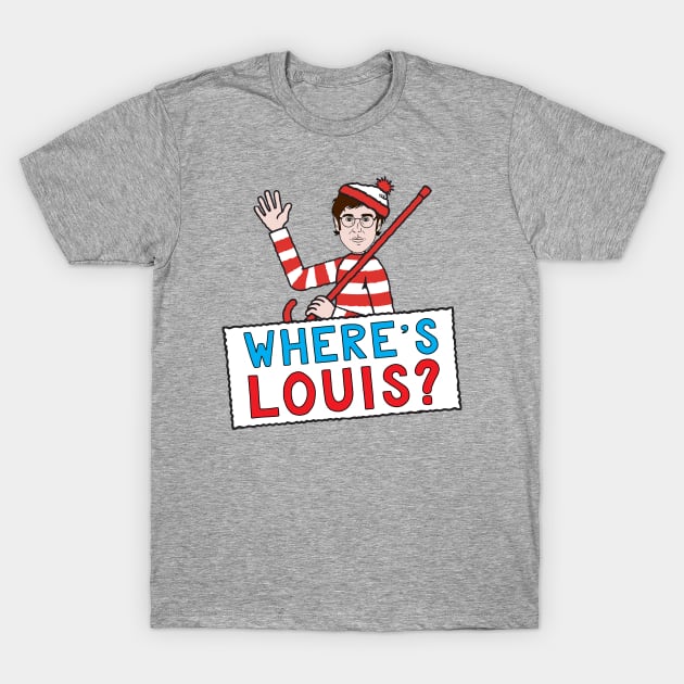 Louis Theroux Where's Wally T-Shirt by Rebus28